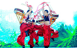 男子群舞《背山鼓》